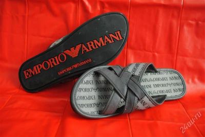 Лот: 2900734. Фото: 1. сланцы armani. Шлепанцы, сланцы