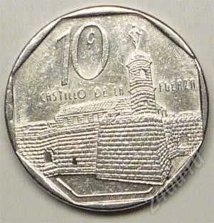 Лот: 1576835. Фото: 1. Куба. 10 сентаво 1999г. (1-2). Америка