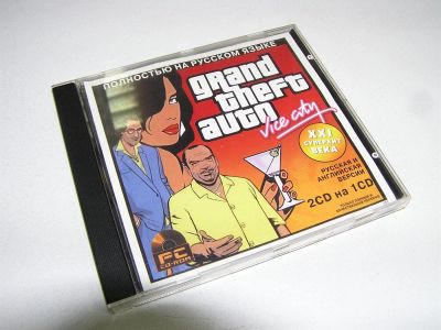 Лот: 3598609. Фото: 1. CD-диск. Компьютерная игра "GTA-vice... Игры для ПК