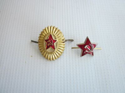 Лот: 16161469. Фото: 1. Кокарды (СССР). Цена за 2 шт. Другое (военная атрибутика)