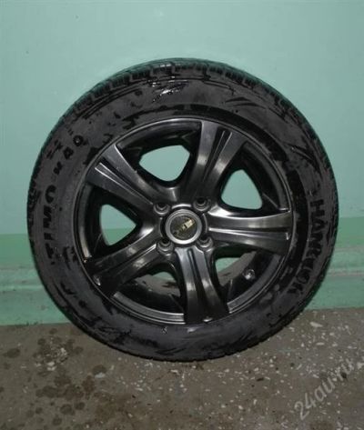 Лот: 1623925. Фото: 1. Комплект колес 185\60r14 на литье. Шины на дисках