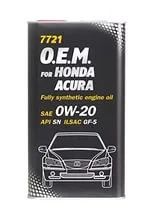 Лот: 14493400. Фото: 1. MANNOL 7721 O.E.M. for Honda Acura... Масла, жидкости