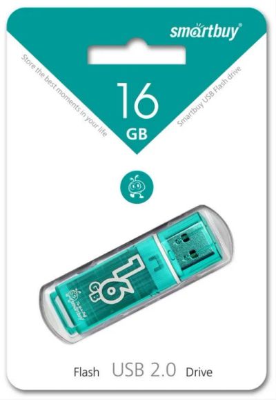 Лот: 12767477. Фото: 1. USB накопитель Smartbuy 16GB. USB-флеш карты