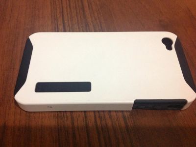 Лот: 3367598. Фото: 1. чехол для iphone 4 пластик+силикон. Чехлы, бамперы