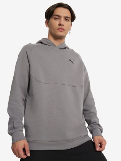 Лот: 25133329. Фото: 1. Худи мужское PUMA, Серый. Другое (спортивная одежда)