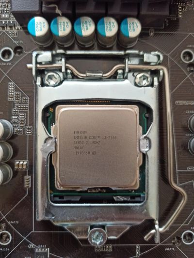 Лот: 17463391. Фото: 1. ASRock z75Pro3 + i3-2100. Комплекты запчастей