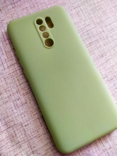 Лот: 17738476. Фото: 1. Чехол для Xiaomi Redmi 9 (зел). Чехлы, бамперы