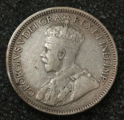 Лот: 23423240. Фото: 1. 10 центов 1919 года. Канада. Георг... Америка