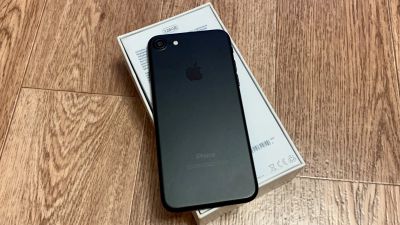Лот: 17143655. Фото: 1. Apple iPhone 7 Black 128GB. Смартфоны