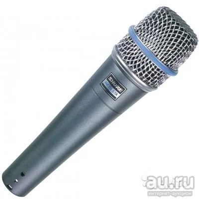 Лот: 11812123. Фото: 1. Shure Beta 57A вокально - инструментальный... Студийные микрофоны, радиомикрофоны и радиосистемы