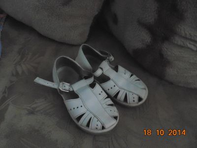 Лот: 4660959. Фото: 1. сандали белые р.27. Сандалии