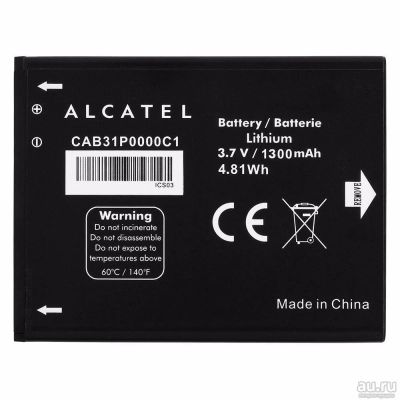 Лот: 16552392. Фото: 1. Акумулятор для Alcatel OT-4007D... Дисплеи, дисплейные модули, тачскрины