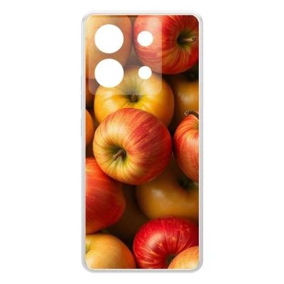 Лот: 25539734. Фото: 1. Чехол Krutoff Clear Casе "Яблоки... Чехлы, бамперы