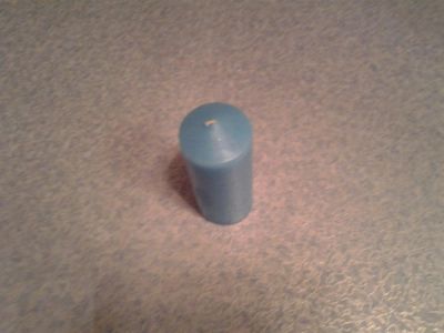 Лот: 3428960. Фото: 1. Обычная голубая свеча:D. Свечи