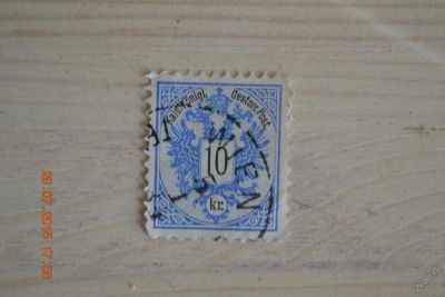 Лот: 5888755. Фото: 1. Марка Австрии 1883г. Герб. Марки