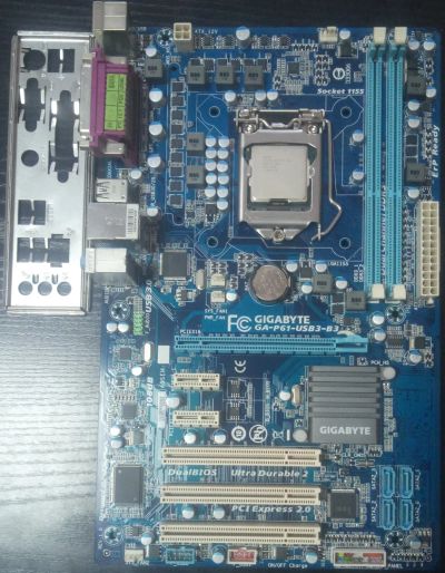 Лот: 18910077. Фото: 1. Комплект Gigabyte GA-P61-USB3-B3... Комплекты запчастей