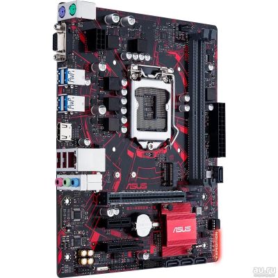 Лот: 12824738. Фото: 1. Материнская плата ASUS EX-B360M-V3. Материнские платы