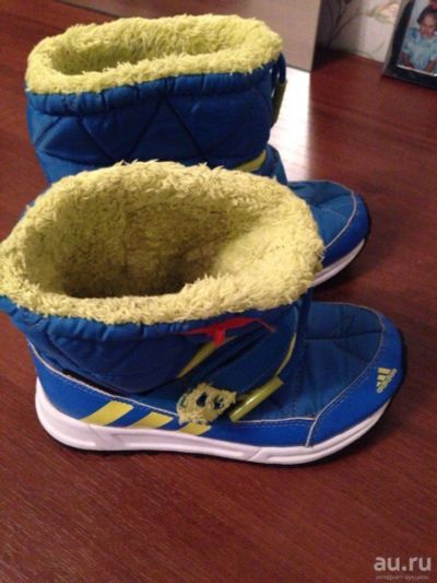 Лот: 10401342. Фото: 1. Сапоги детские Adidas. Сапоги