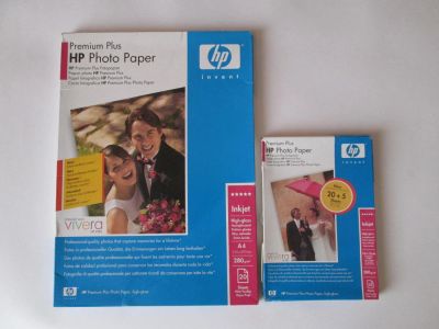 Лот: 3519615. Фото: 1. Фотобумага HP Premium Plus, 5... Фотобумага, плёнка