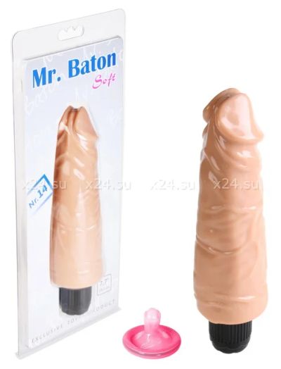 Лот: 4413868. Фото: 1. Вибратор Soft Mr. Baton №14. Имитаторы