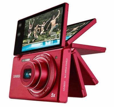 Лот: 3514263. Фото: 1. Фотокамера Samsung MV800 RED Новый... Цифровые компактные
