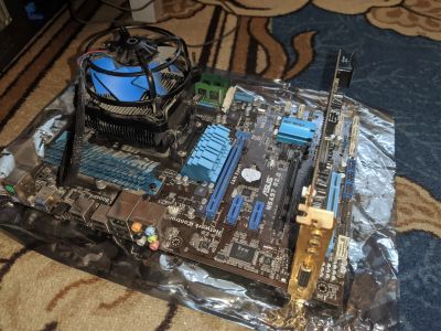 Лот: 15669955. Фото: 1. Комплект: mb asus am3+ 8gb ddr3... Комплекты запчастей
