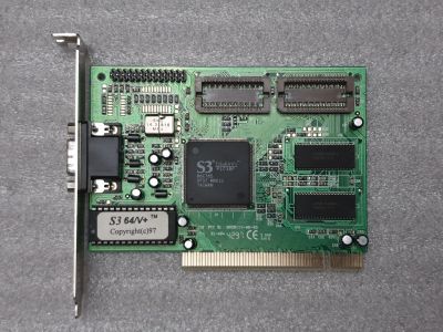 Лот: 21064088. Фото: 1. Видеокарта PCI S3 Trio64v+ ретро. Видеокарты