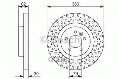 Лот: 14082081. Фото: 1. Диск тормозной Bosch арт. 0986479578. Другое (автозапчасти)