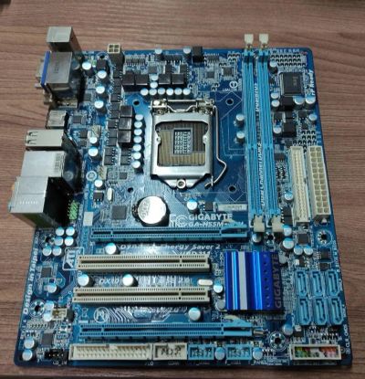 Лот: 19538296. Фото: 1. Материнская плата GigaByte GA-H55M-D2H... Материнские платы