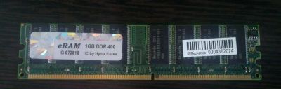 Лот: 4484987. Фото: 1. Оперативная память DDR1 eRAM PC3200... Оперативная память