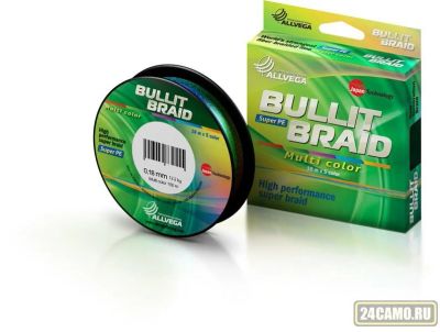 Лот: 13029232. Фото: 1. Леска плетеная Bullit Braid "Multi... Леска, блесны, крючки, мормышки