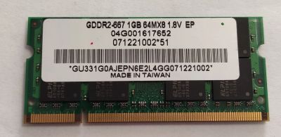 Лот: 15954203. Фото: 1. DDR2 SO-DIMM 1Gb. Оперативная память