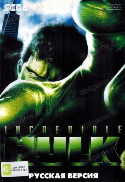 Лот: 13344409. Фото: 1. INCREDIBLE HULK Картридж Sega... Игры для консолей