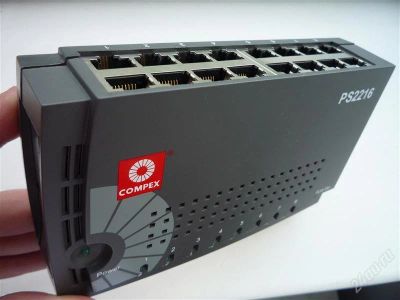 Лот: 1076884. Фото: 1. Коммутатор Compex PS2216 (неисправен... Маршрутизаторы (роутеры)