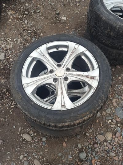 Лот: 18082464. Фото: 1. Комплект дисков с резиной на VW... Шины на дисках