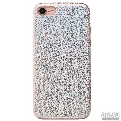 Лот: 12993450. Фото: 1. Чехол iPhone 7/ 8 Силикон Серебро... Чехлы, бамперы