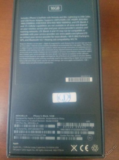 Лот: 5952393. Фото: 1. Срочно продам Iphone 5 16gb. Смартфоны