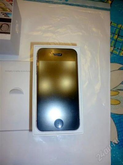 Лот: 2709570. Фото: 1. Iphone 4s 16gb Black отличное... Смартфоны
