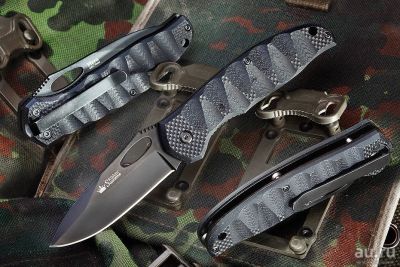 Лот: 8750005. Фото: 1. Нож складной Hero 440C Black от... Ножи, топоры