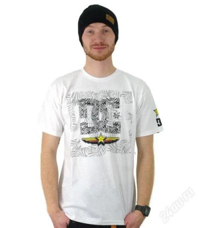Лот: 2862602. Фото: 1. Футболка DC shoes Rockstar white. Футболки, поло