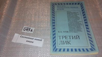 Лот: 7670883. Фото: 1. (1092360)Третий лик, В. Зуев... Другое (медицина и здоровье)