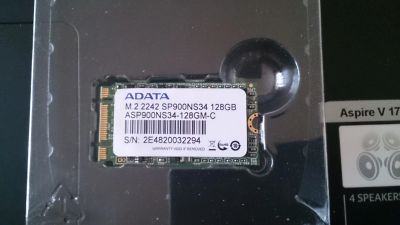 Лот: 7099945. Фото: 1. SSD диск A-Data m.2 SATA 2242... SSD-накопители