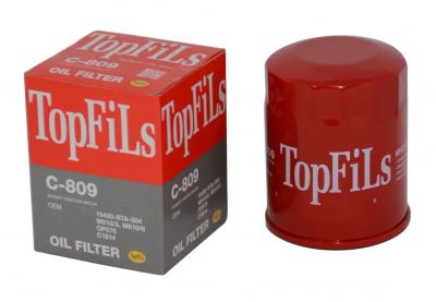 Лот: 16666882. Фото: 1. Фильтр масляный C-809 TopFils. Расходные материалы
