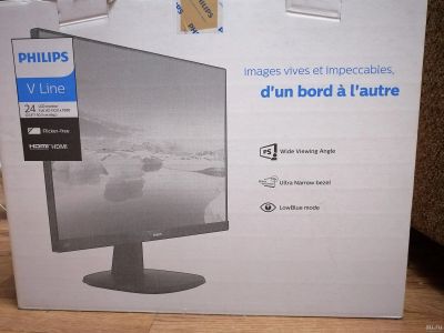 Лот: 17942202. Фото: 1. Монитор Philips 243V7QDSB/01. ЖК-мониторы