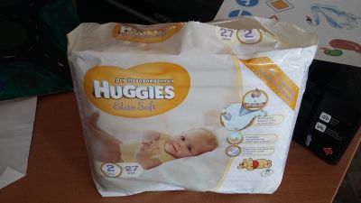 Лот: 14587997. Фото: 1. Подгузники Huggies Elite Soft... Детская гигиена