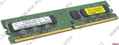 Лот: 3807372. Фото: 1. 2х Samsung" 1GB 1Rx8 PC2-6400U-666-12-ZZ. Оперативная память