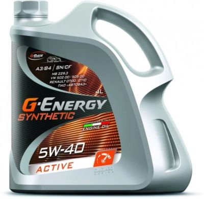 Лот: 20345038. Фото: 1. G-Energy Synthetic Active 5W-40... Масла, жидкости