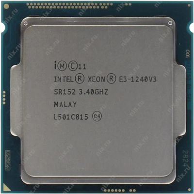 Лот: 10712821. Фото: 1. Intel Xeon E3-1240 v3 (8M Cache... Процессоры