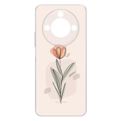 Лот: 25086704. Фото: 1. Чехол Krutoff Clear Case "Тюльпан... Чехлы, бамперы