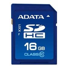 Лот: 4423664. Фото: 1. Карта памяти SDHC 16GB A-DATA... Карты памяти